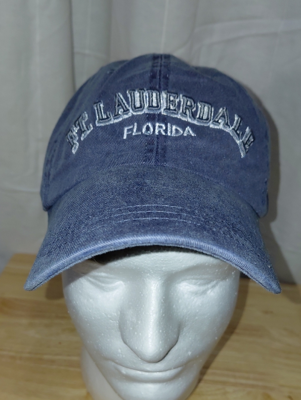 St. Lauderdale Embroidered Navy Baseball Cap